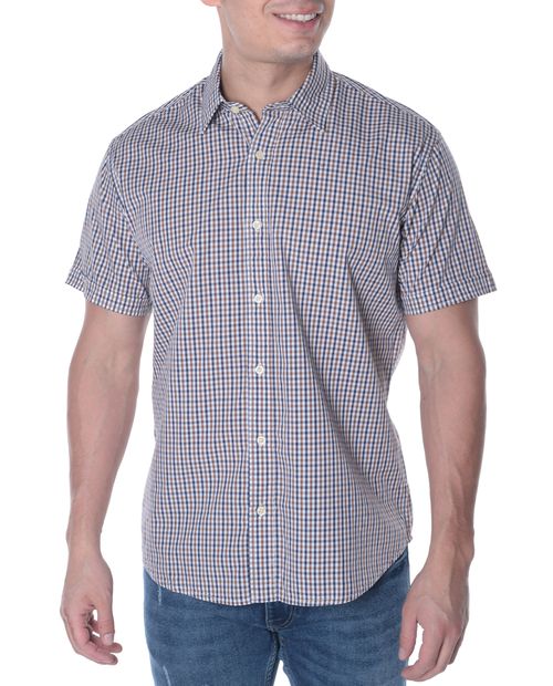Camisa casual regular fit Gents multicolor cuadriculado para hombre