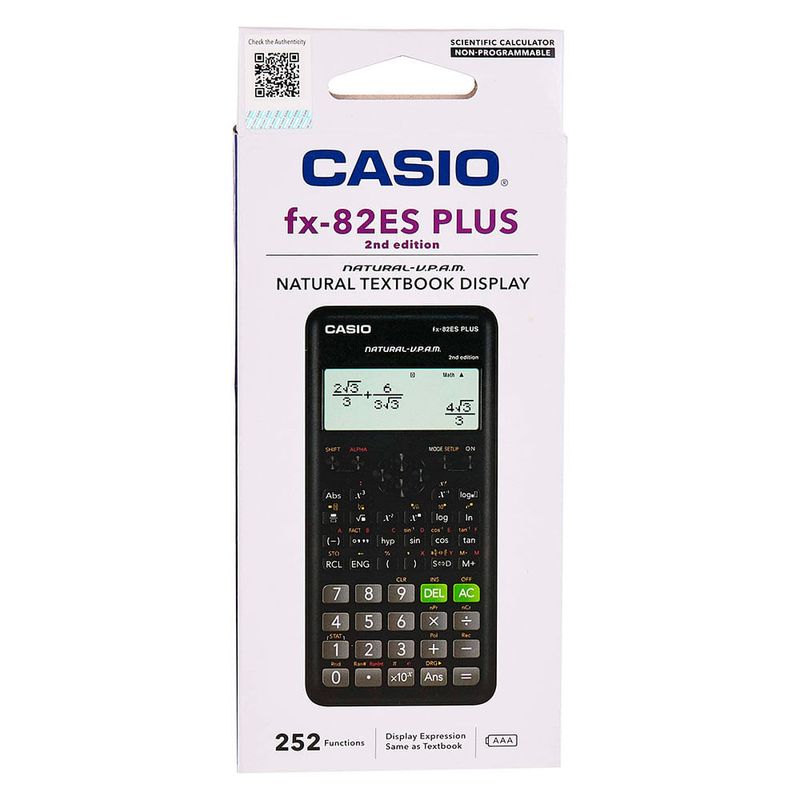 Calculadora científica Casio FX-82ES PLUS Siman Guatemala
