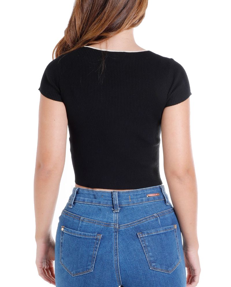 104724160-Blusa-Orange-crop-top-negra-manga-corta-para-mujer