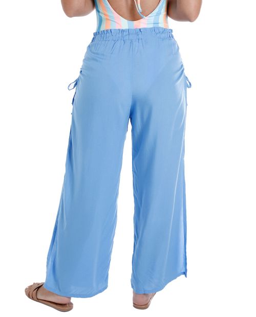 Salida de baño Orange estilo pantalón celeste para mujer