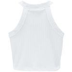 Blusa-blanca-con-acanalado-para-niña-104785759