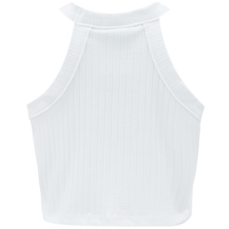 Blusa-blanca-con-acanalado-para-niña-104785759