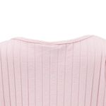 Blusa-rosada-con-acanalado-para-niña-104785763