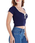 104724164-Blusa-Orange-crop-top-azul-sin-mangas-para-mujer