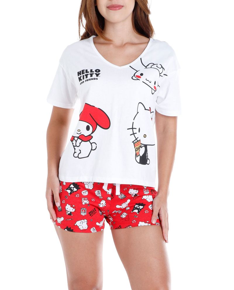 104785446-Pijama-con-short-St.-Jacks-estampada-Hello-Kitty-para-mujer