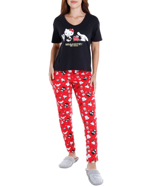 Pijama con pantalón St. Jacks estampada Hello Kitty para mujer