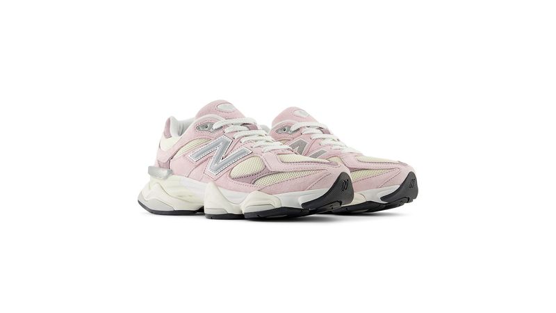Zapato New Balance 9060 casual rosado para mujer
