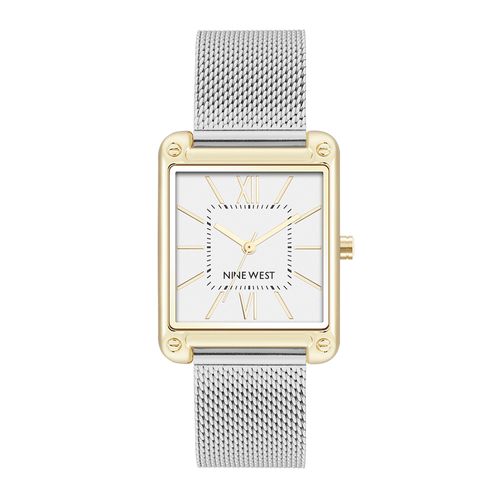 Reloj Nine West análogo metálico combinado para mujer