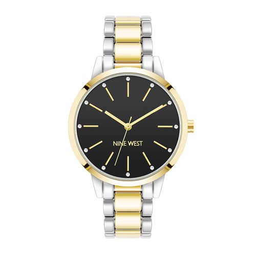 Reloj Nine West análogo metálico bicolor para mujer