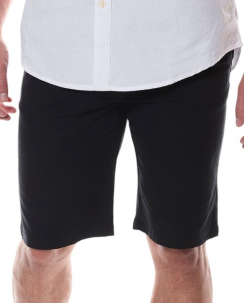 Short chino twill Gents navy sólido para hombre