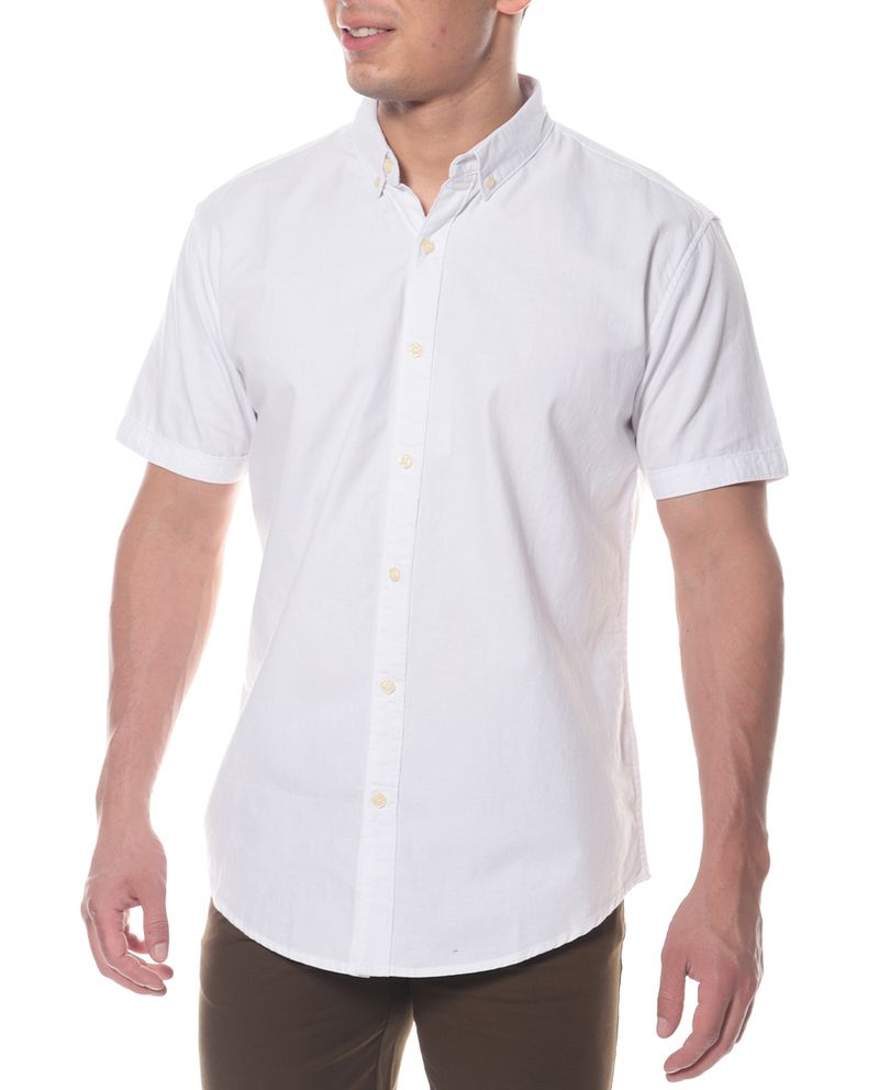 104693888-Camisa-casual-regular-fit-Gents-blanca-solida-para-hombre