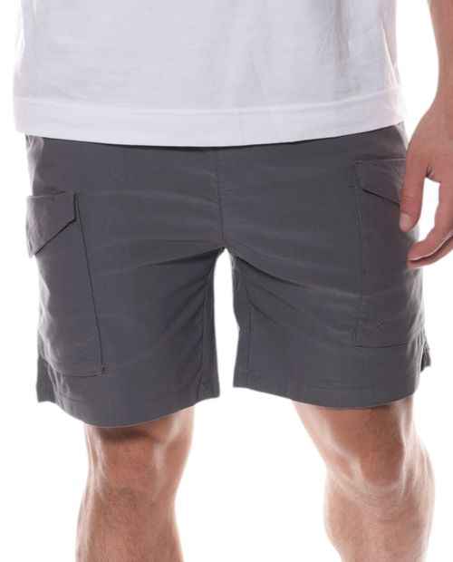 Short cargo Orange gris sólido para hombre