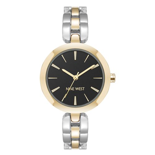 Reloj Nine West análogo metálico bicolor para mujer