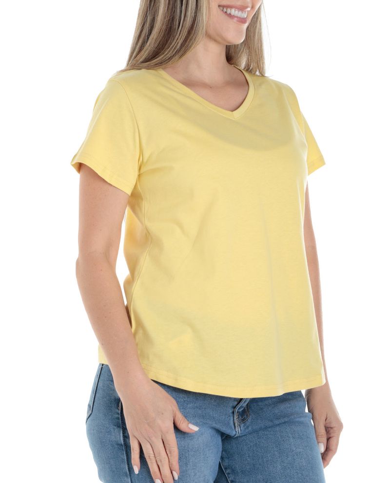 104790329-Camiseta-Nicolle-amarilla-manga-corta-para-mujer