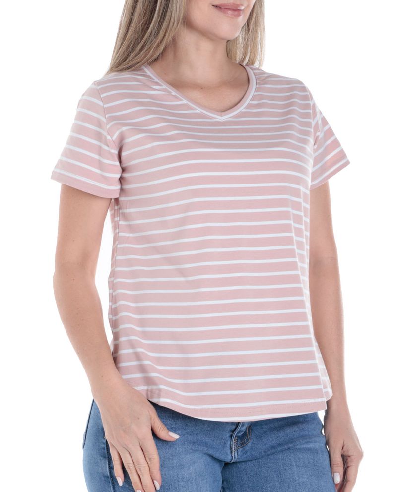 104790352-Camiseta-Nicolle-rayada-manga-corta-para-mujer