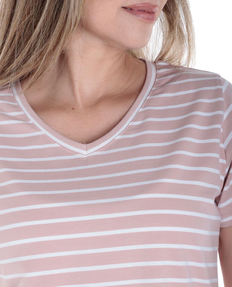 104790352-Camiseta-Nicolle-rayada-manga-corta-para-mujer