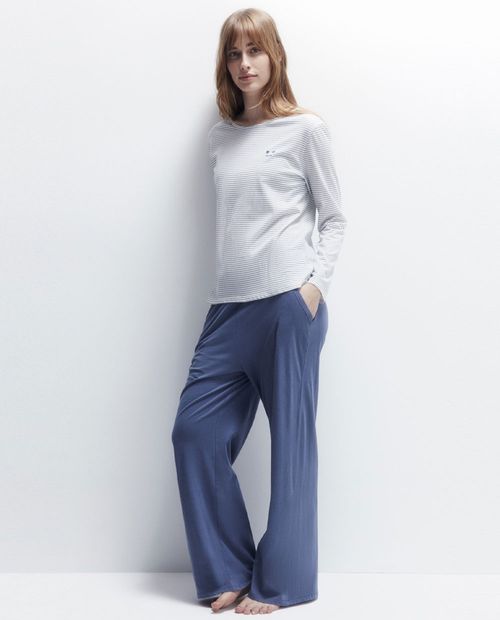 Pijama con pantalón Sfera multicolor para mujer