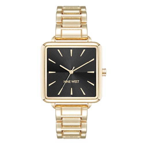 Reloj Nine West análogo metálico dorado para mujer