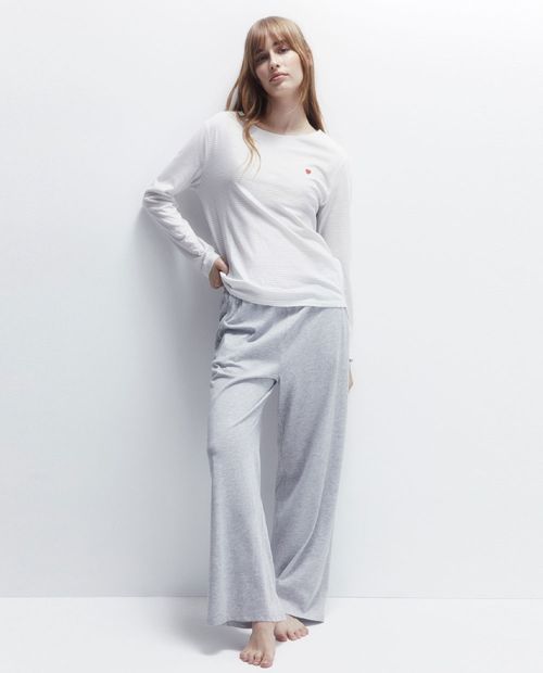 Pijama con pantalón Sfera multicolor para mujer