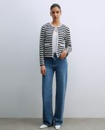 104832482-Chaqueta-Sfera-tweed-rayado-para-mujer