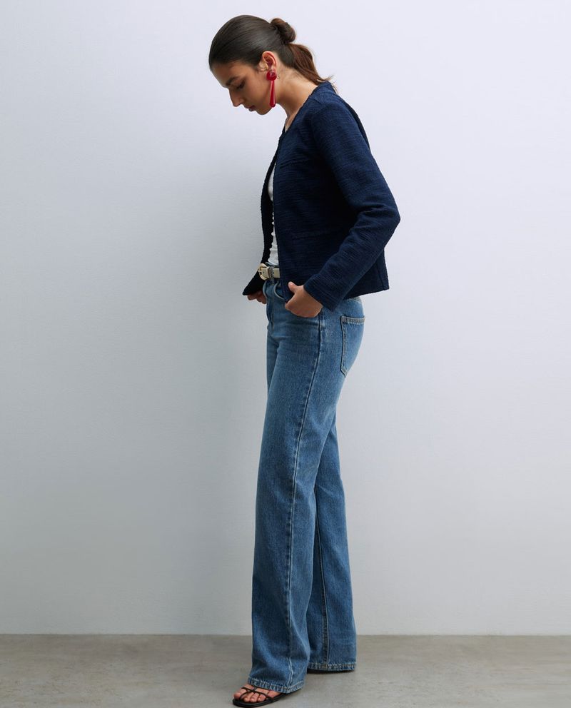 104832486-Chaqueta-Sfera-tweed-azul-para-mujer