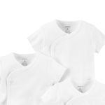 Set-de-5-camisetas-blancas-solido-para-bebe-niño-104846091