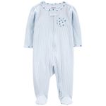 Pijama-celeste-bolsillo-estampado-para-bebe-niña-104846099