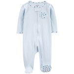 Pijama-celeste-bolsillo-estampado-para-bebe-niña-104846099