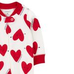 Pijama-bicolor-con-estampado-de-corazones-para-bebe-niña-104846120