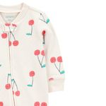 Pijama-bicolor-con-estampado-de-cerezas-para-bebe-niña-104846152