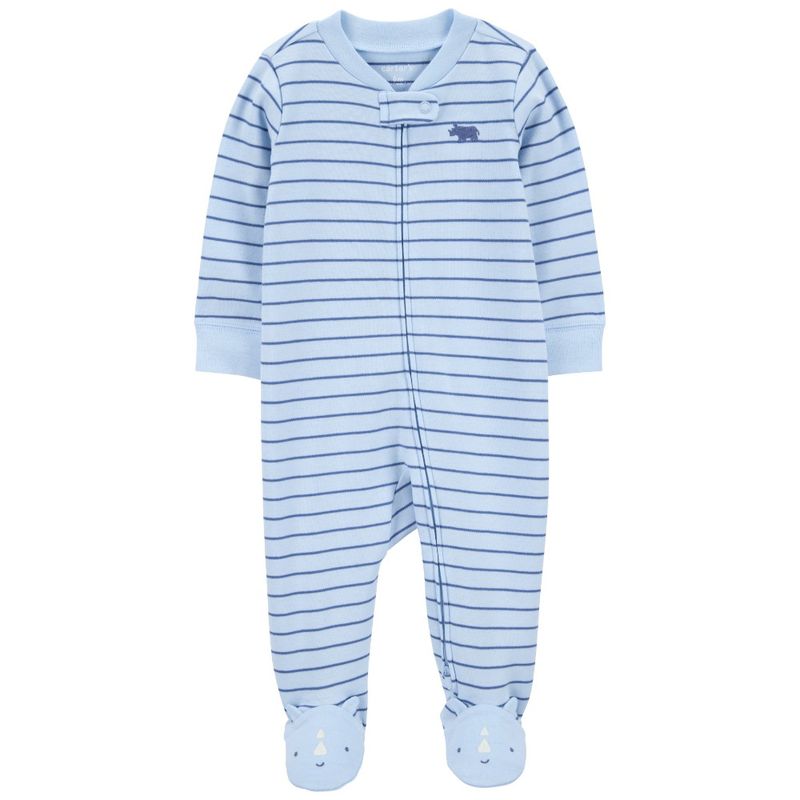 Pijama-bicolor-a-rayas-para-bebe-niño-104846170
