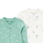 Set-de-2-pijamas-bicolor-con-estampado-para-bebe-niño-104846191