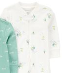 Set-de-2-pijamas-bicolor-con-estampado-para-bebe-niño-104846191