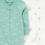 Set-de-2-pijamas-bicolor-con-estampado-para-bebe-niño-104846191