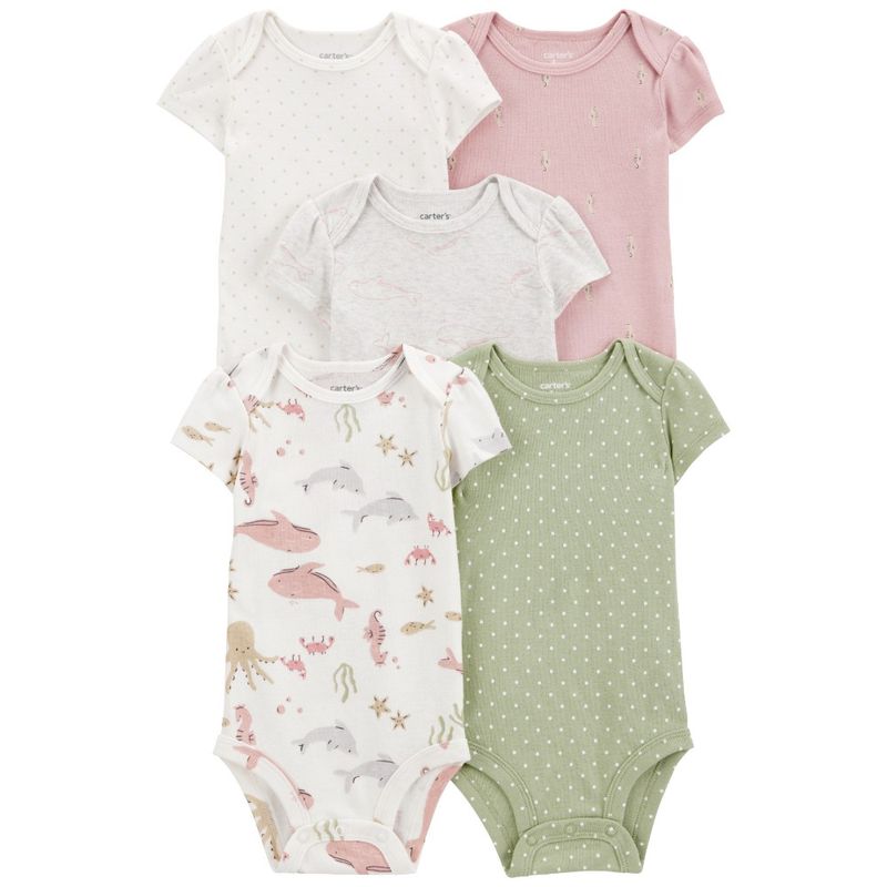 Set-de-5-mamelucos-multicolor-con-estampado-para-bebe-niña-104846204
