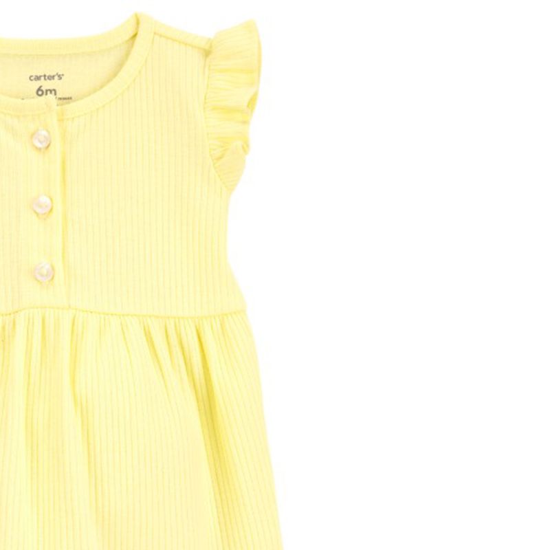 Jumpsuit-amarillo-acanalado-para-bebe-niña-104846247