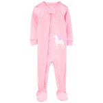 Pijama-rosada-con-estampado-de-corazones-para-bebe-niña-104846290