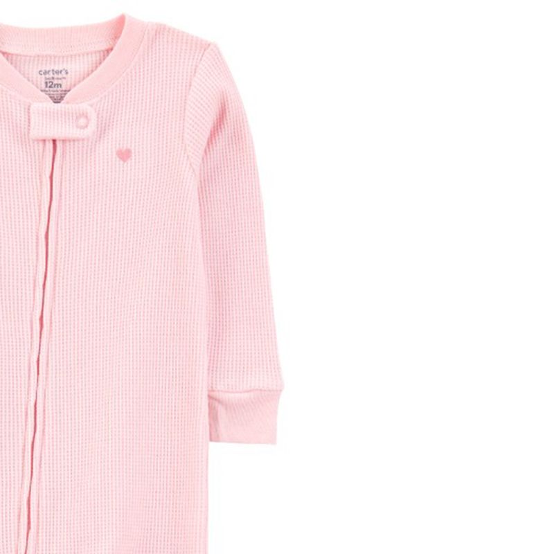 Pijama-rosada-solido-para-bebe-niña-104846293