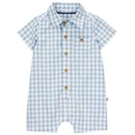 Romper-bicolor-con-cuadros-para-bebe-niño-104846305