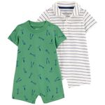 Set-de-2-rompers-multicolor-con-estampado-para-bebe-niño-104846430