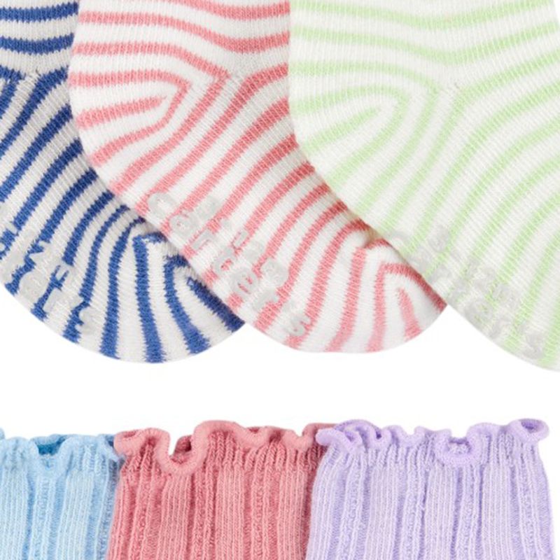 Set-de-6-pares-de-calcetines-multicolor-a-rayas-para-bebe-niña-104846526