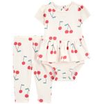 Conjunto-de-2-piezas-blancos-con-estampado-de-cerezas-para-bebe-niña-104846530