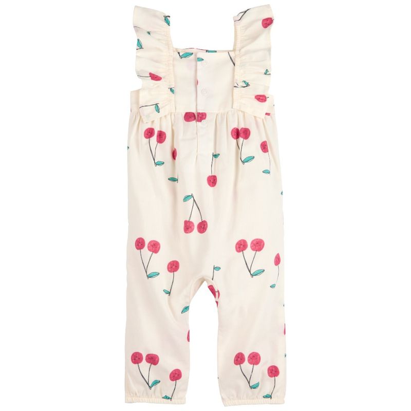 Jumpsuit-blanco-con-estampado-de-cerezas-para-bebe-niña-104846571