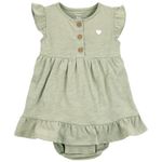 Vestido-verde-solido-para-bebe-niña-104846600