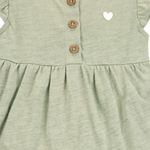 Vestido-verde-solido-para-bebe-niña-104846600