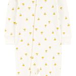 Pijama-bicolor-con-estampado-de-abejitas-para-bebe-niña-104846666