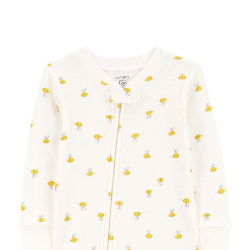 Pijama-bicolor-con-estampado-de-abejitas-para-bebe-niña-104846668
