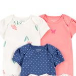 Set-de-5-mamelucos-multicolor-con-estampado-de-flores-para-bebe-niña-104846685