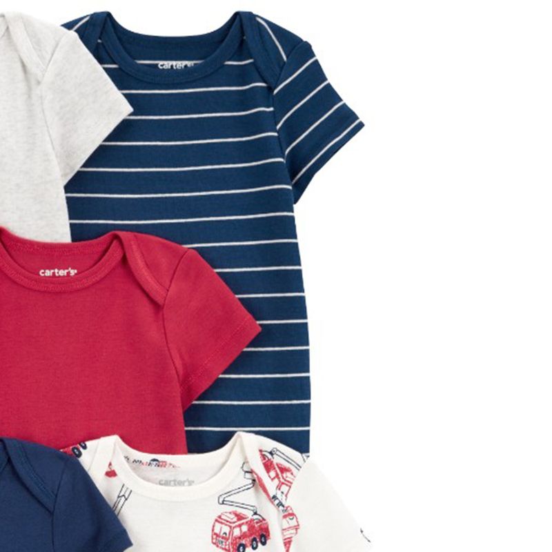 Set-de-5-mamelucos-multicolor-con-estampado-para-bebe-niño-104846698
