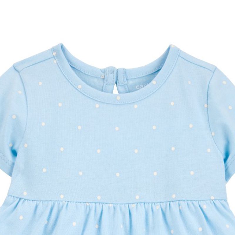 Vestido-celeste-con-puntos-para-bebe-niña-104846707